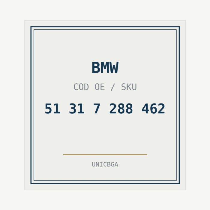 BMW cod piesa 51 31 7 288 462