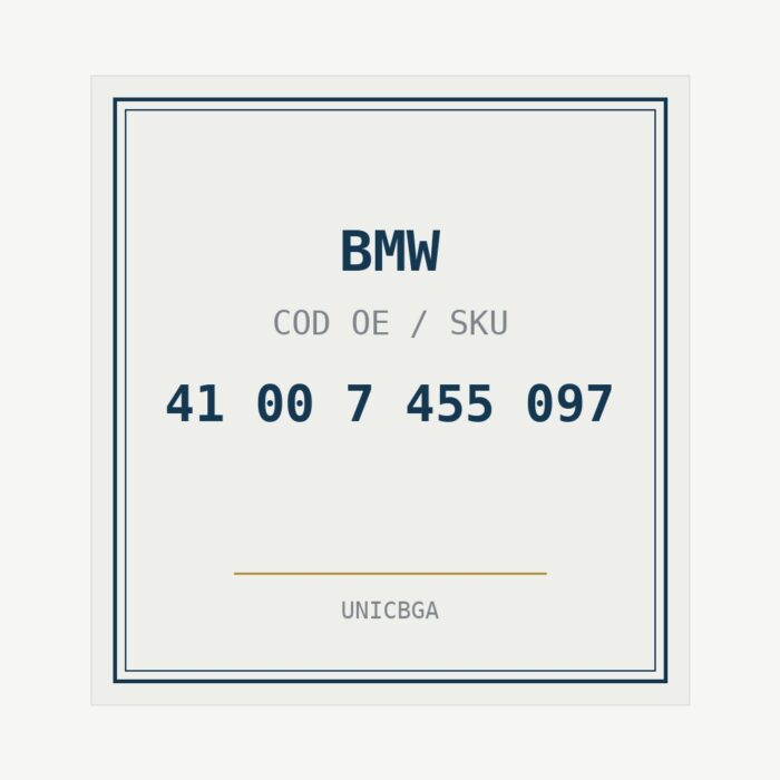 BMW cod piesa 41 00 7 455 097