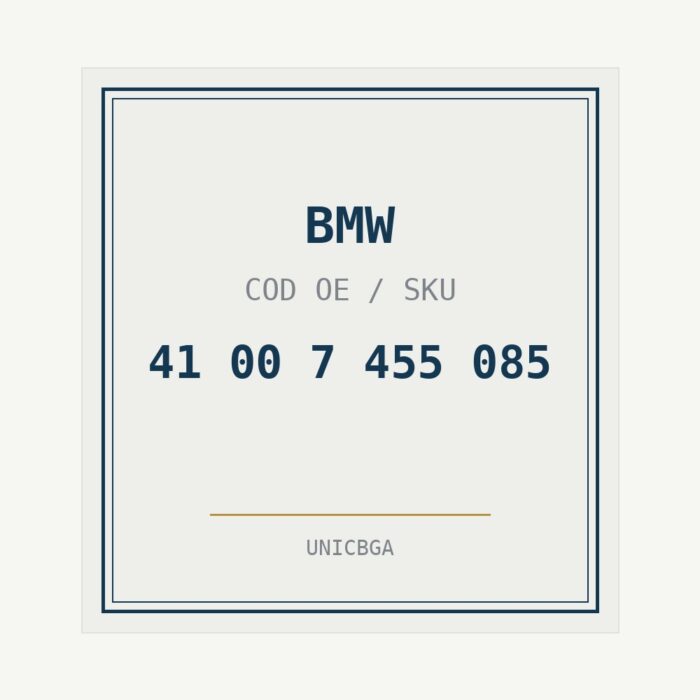 BMW cod piesa 41 00 7 455 085 BMW cod piesa 41 00 7 455 085