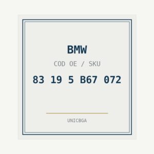 BMW cod piesa 83 19 5 B67 072