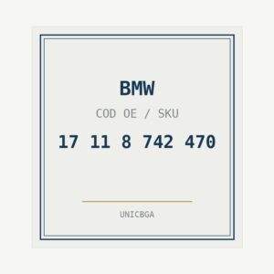 BMW cod piesa 17 11 8 742 470