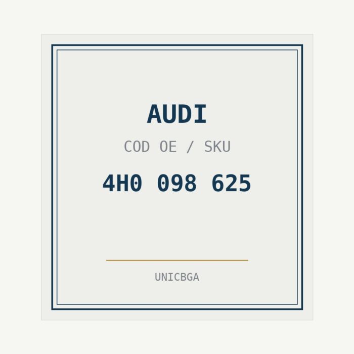 AUDI cod piesa 4H0 098 625 AUDI cod piesa 4H0 098 625