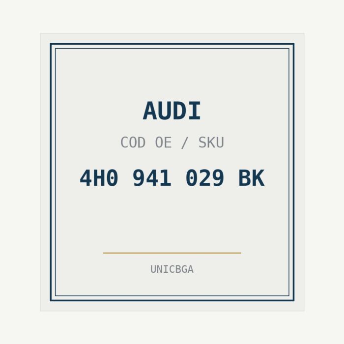 AUDI cod piesa 4H0 941 029 BK