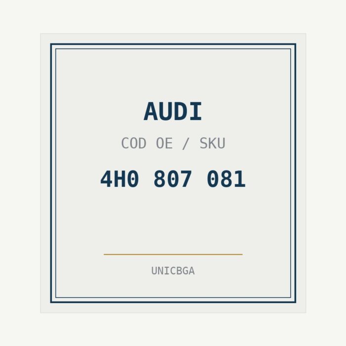 AUDI cod piesa 4H0 807 081