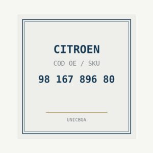 CITROEN cod piesa 98 167 896 80