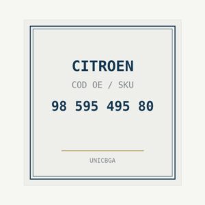 CITROEN cod piesa 98 595 495 80