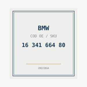 BMW cod piesa 16 341 664 80