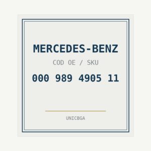 MERCEDES-BENZ cod piesa 000 989 4905 11