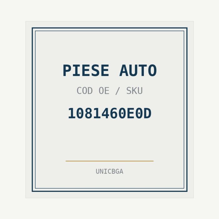 PIESE AUTO cod piesa 1081460E0D PIESE AUTO cod piesa 1081460E0D