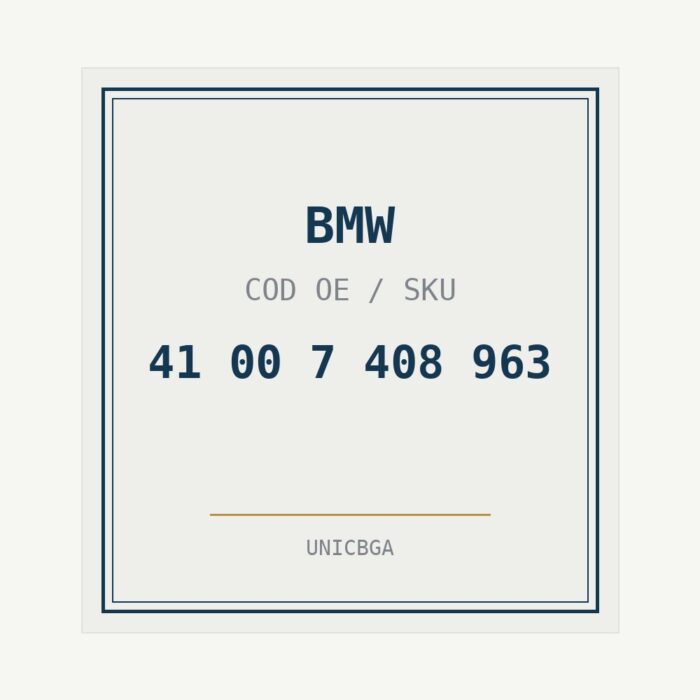 BMW cod piesa 41 00 7 408 963
