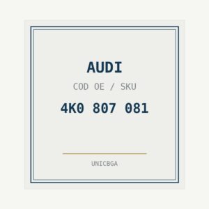 AUDI cod piesa 4K0 807 081
